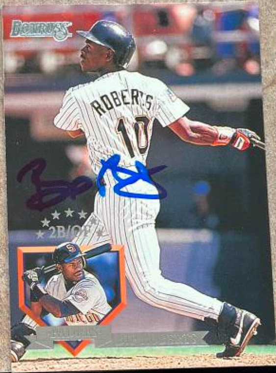 Bip Roberts Autographed 1995 Donruss #450