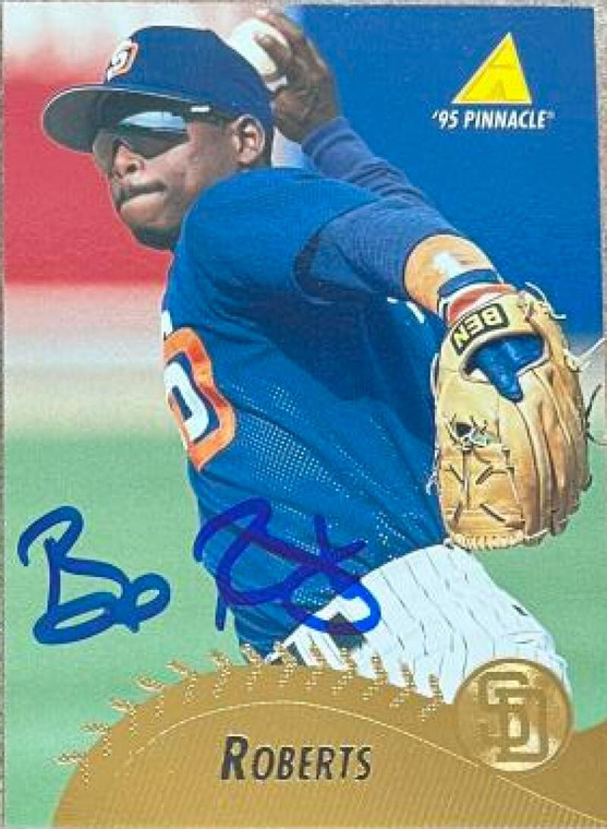 Bip Roberts Autographed 1995 Pinnacle #388