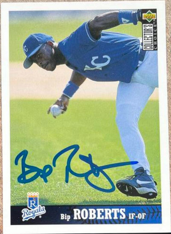 Bip Roberts Autographed 1997 Collector's Choice #361