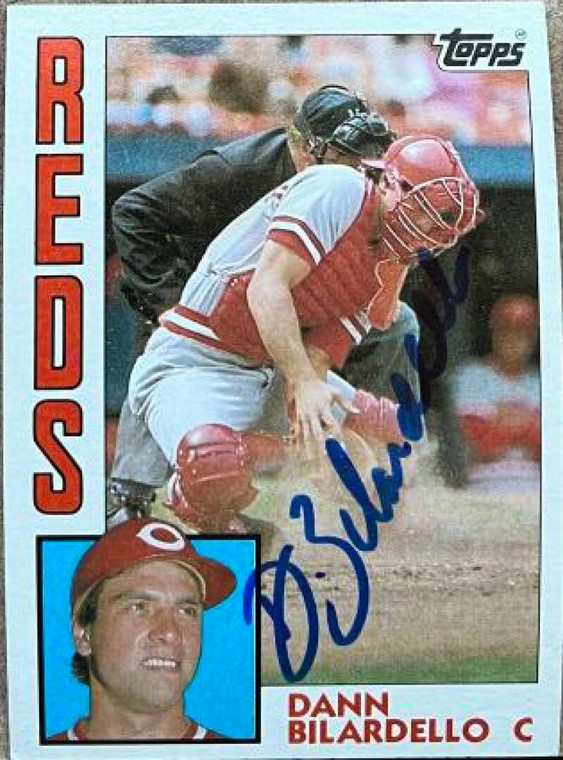 Dann Bilardello Autographed 1984 Topps #424