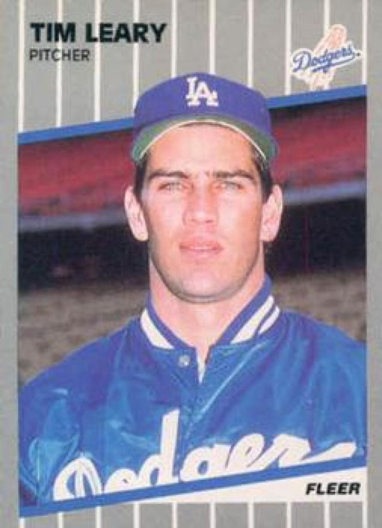 1989 Fleer #65 Tim Leary VG Los Angeles Dodgers 
