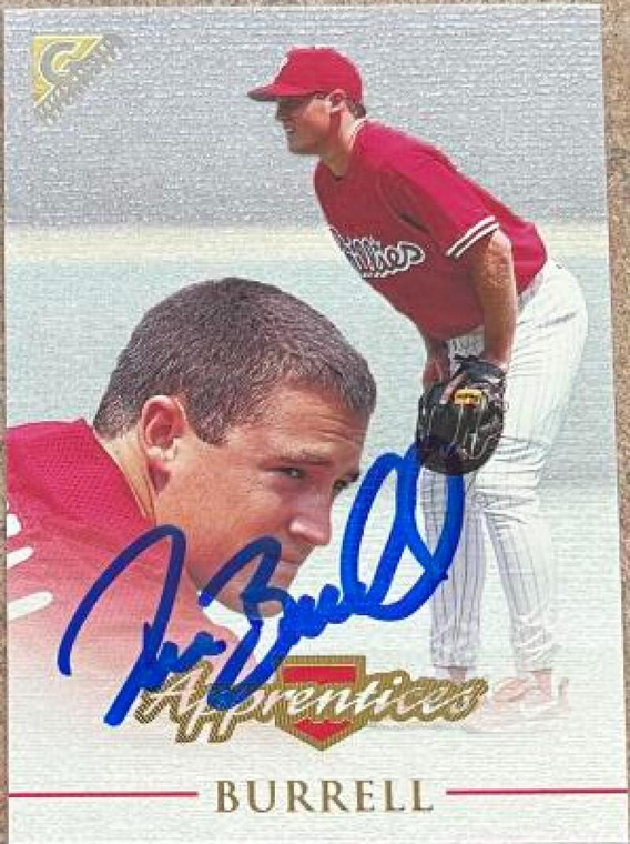 Pat Burrell Autographed 1999 Topps Gallery #141 Rookie Card 