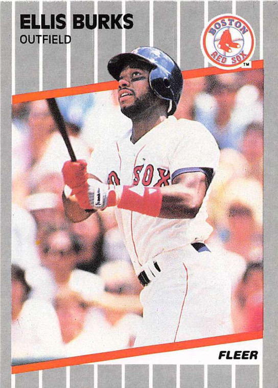 1989 Fleer #83 Ellis Burks VG Boston Red Sox 