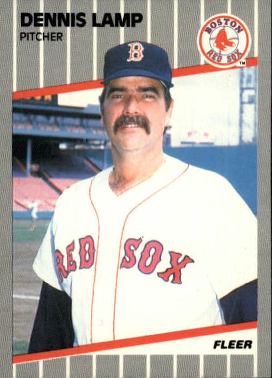 1989 Fleer #92 Dennis Lamp VG Boston Red Sox 