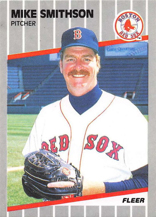 1989 Fleer #100 Mike Smithson VG Boston Red Sox 