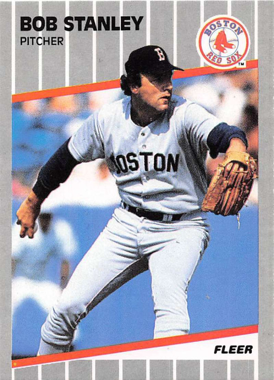 1989 Fleer #101 Bob Stanley VG Boston Red Sox 