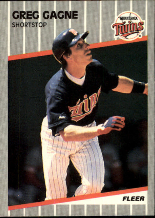 1989 Fleer #111 Greg Gagne VG Minnesota Twins 