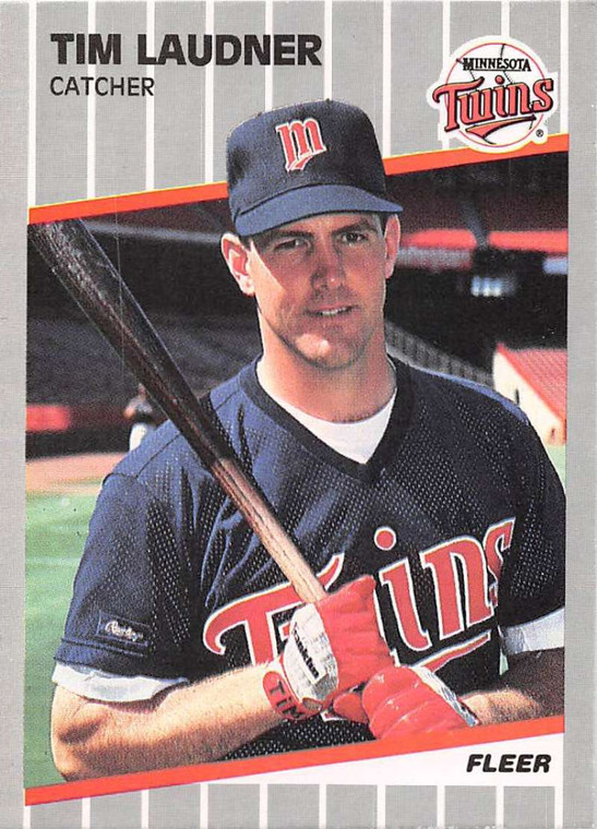 1989 Fleer #118 Tim Laudner VG Minnesota Twins 