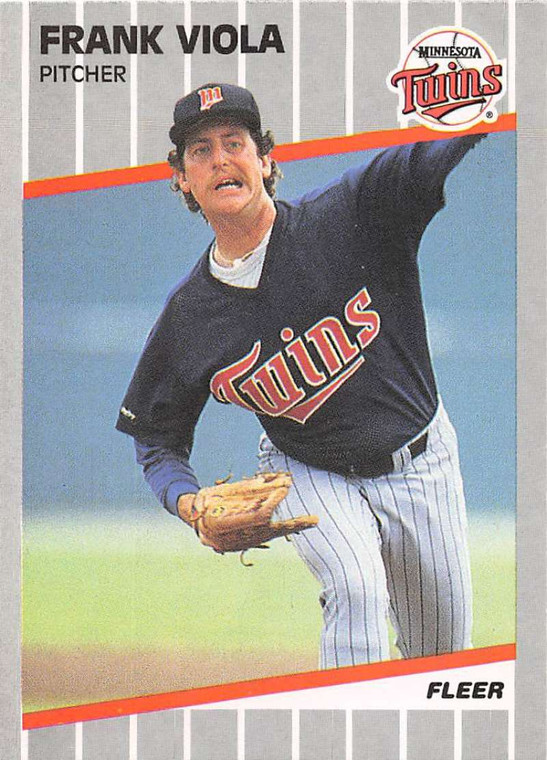 1989 Fleer #127 Frank Viola VG Minnesota Twins 
