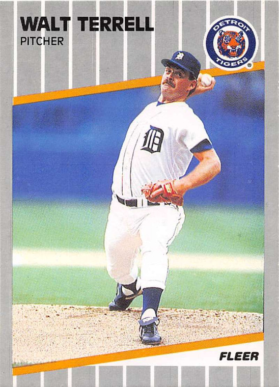 1989 Fleer #149 Walt Terrell VG Detroit Tigers 