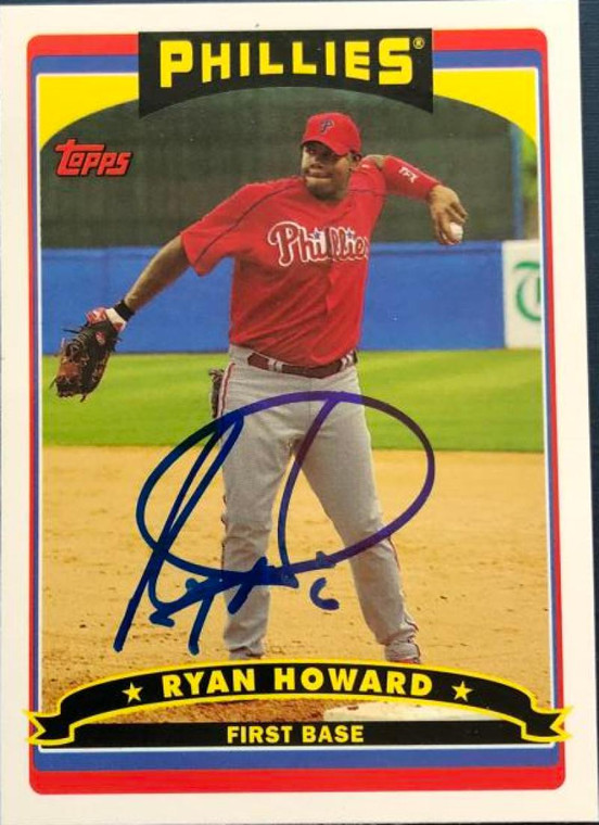 Ryan Howard Autographed 2009 Topps Phillies Fan Appreciation Day #16