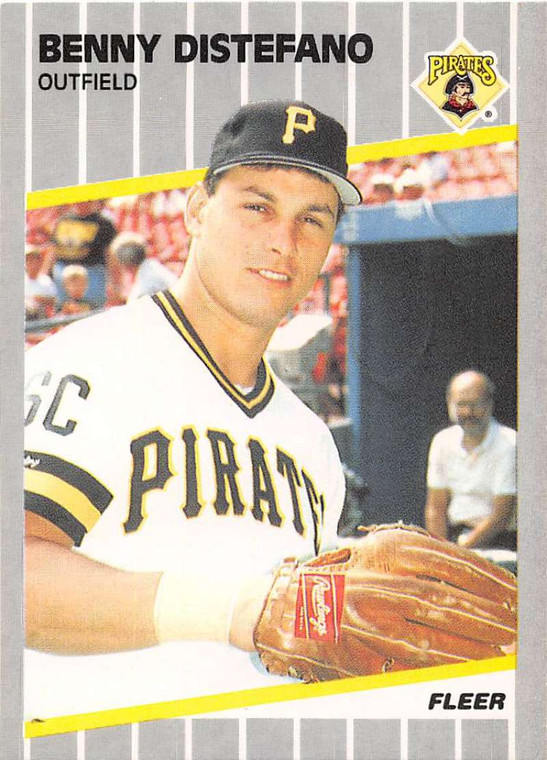 1989 Fleer #205 Benny Distefano VG Pittsburgh Pirates 