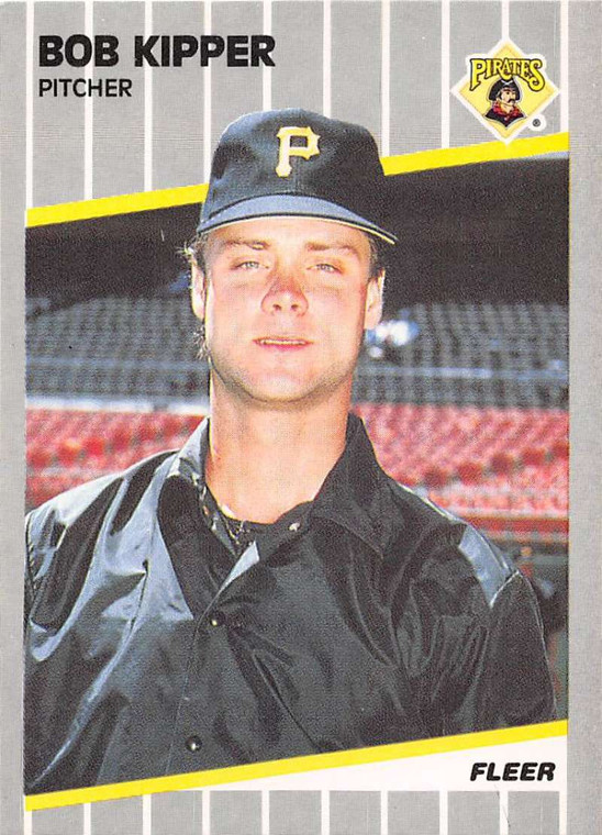 1989 Fleer #211 Bob Kipper VG Pittsburgh Pirates 