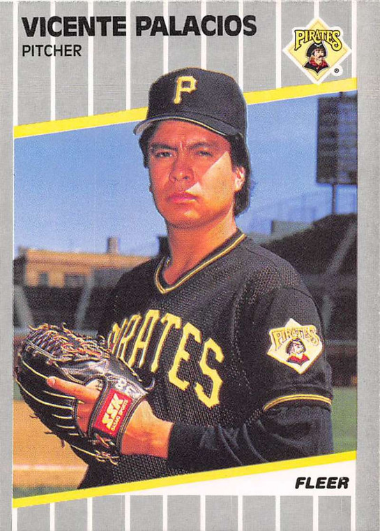 1989 Fleer #216 Vicente Palacios VG Pittsburgh Pirates 