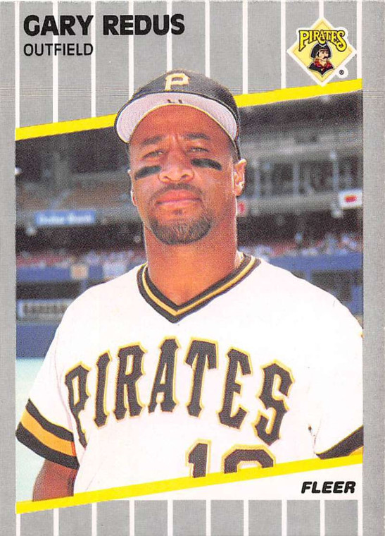 1989 Fleer #218 Gary Redus VG Pittsburgh Pirates 