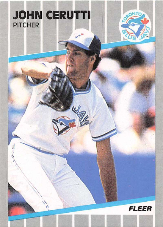 1989 Fleer #228 John Cerutti VG Toronto Blue Jays 