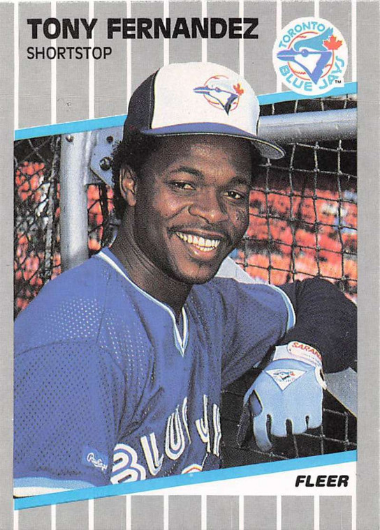 1989 Fleer #231 Tony Fernandez VG Toronto Blue Jays 