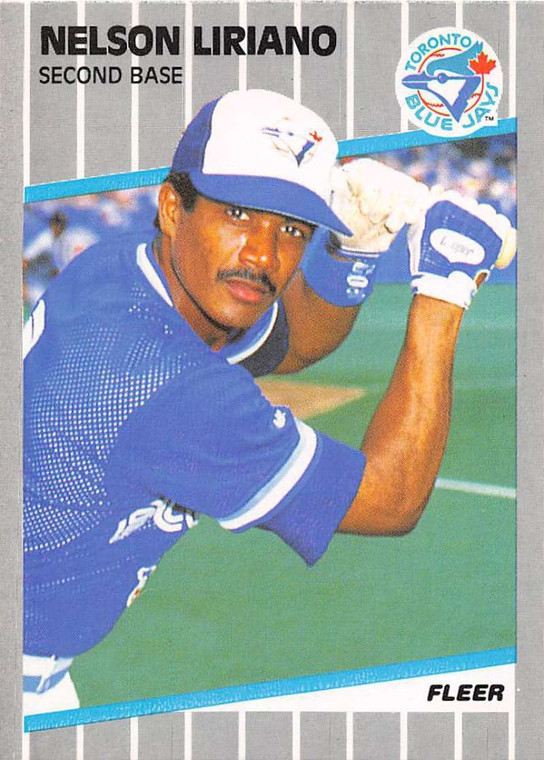 1989 Fleer #239 Nelson Liriano VG Toronto Blue Jays 