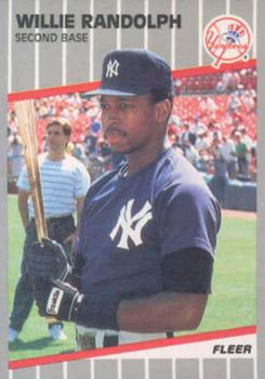 1989 Fleer #265 Willie Randolph VG New York Yankees 