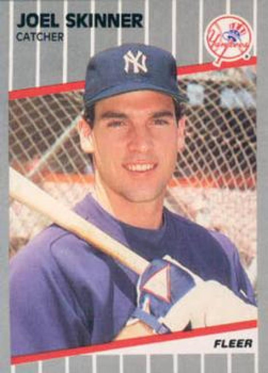 1989 Fleer #270 Joel Skinner VG New York Yankees 