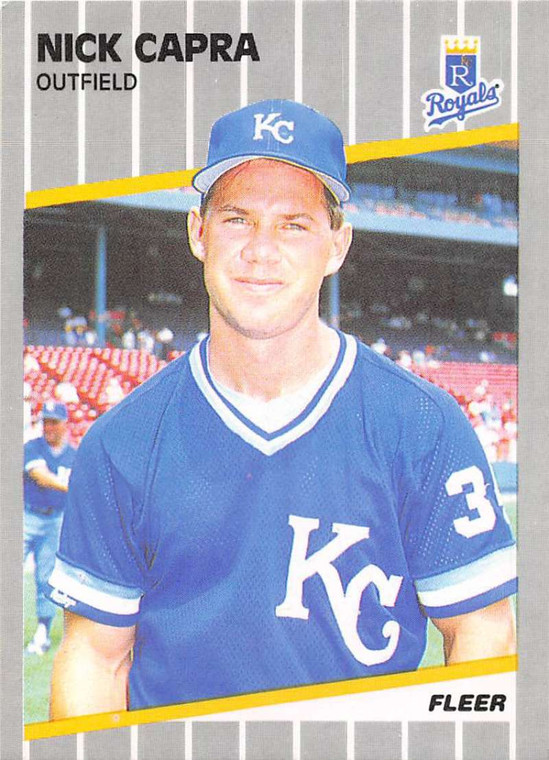 1989 Fleer #279 Nick Capra VG Kansas City Royals 