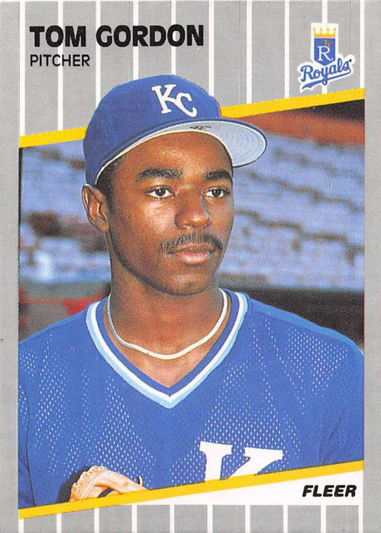 1989 Fleer #284 Tom Gordon VG RC Rookie Kansas City Royals 