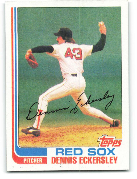 1982 Topps #490 Dennis Eckersley VG Boston Red Sox 