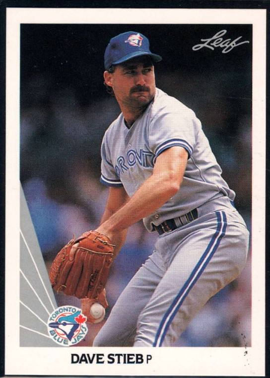 1990 Leaf #79 Dave Stieb VG Toronto Blue Jays 