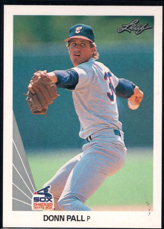 1990 Leaf #392 Donn Pall VG Chicago White Sox 