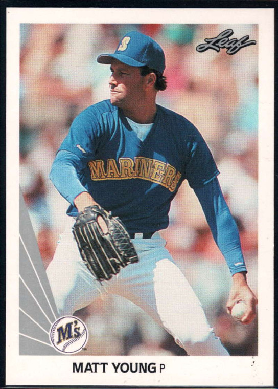 1990 Leaf #509 Matt Young VG Seattle Mariners 