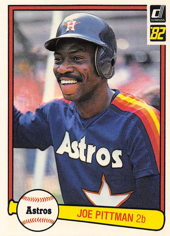 1982 Donruss #218 Joe Pittman VG Houston Astros 