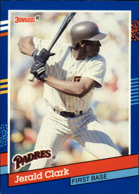 1991 Donruss #74 Jerald Clark VG San Diego Padres 