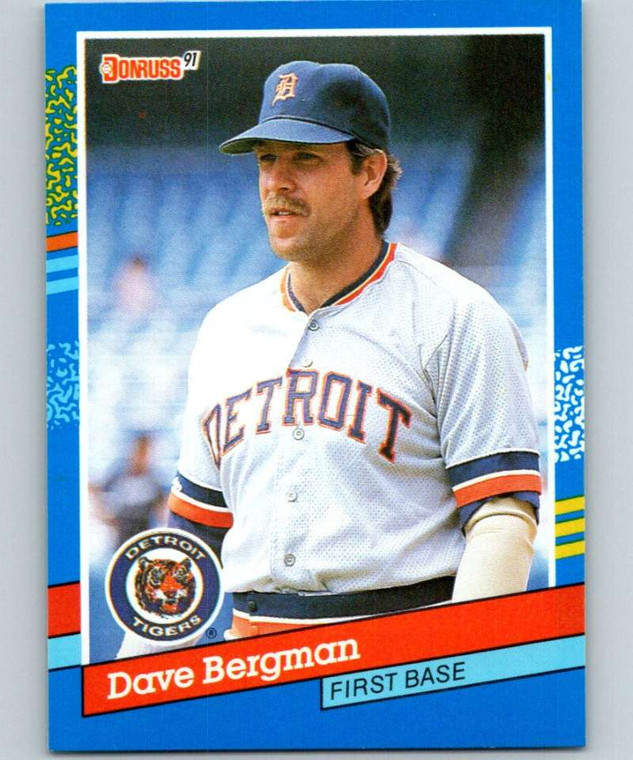 1991 Donruss #342 Dave Bergman VG Detroit Tigers 