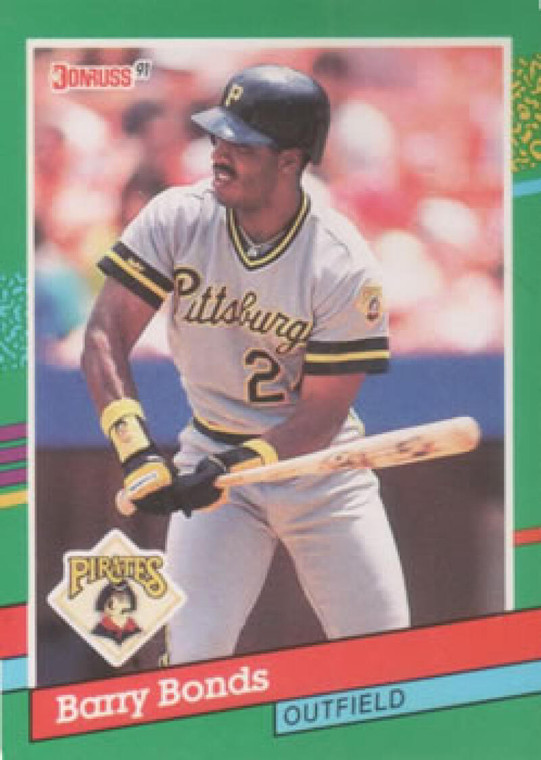 1991 Donruss #495 Barry Bonds VG Pittsburgh Pirates 