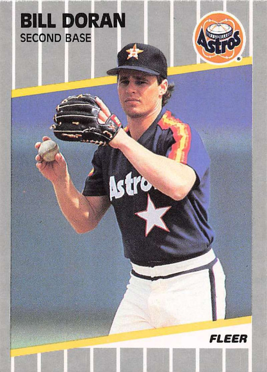 1989 Fleer #357 Bill Doran VG Houston Astros 