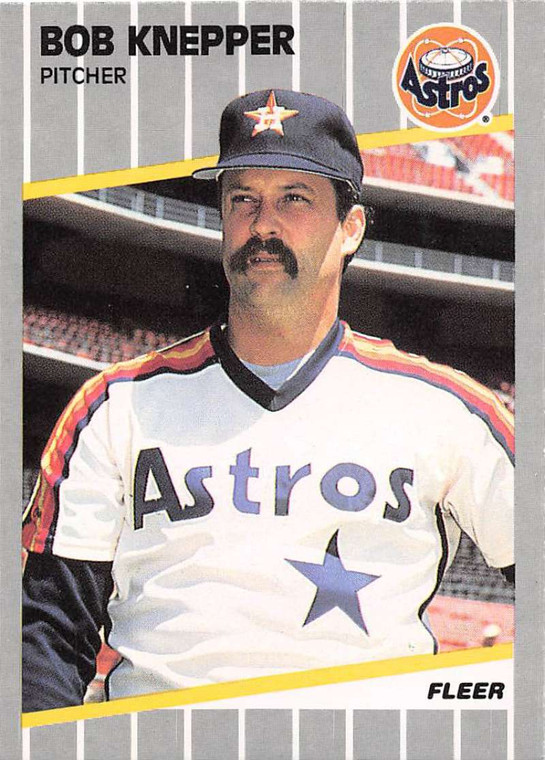 1989 Fleer #360 Bob Knepper VG Houston Astros 