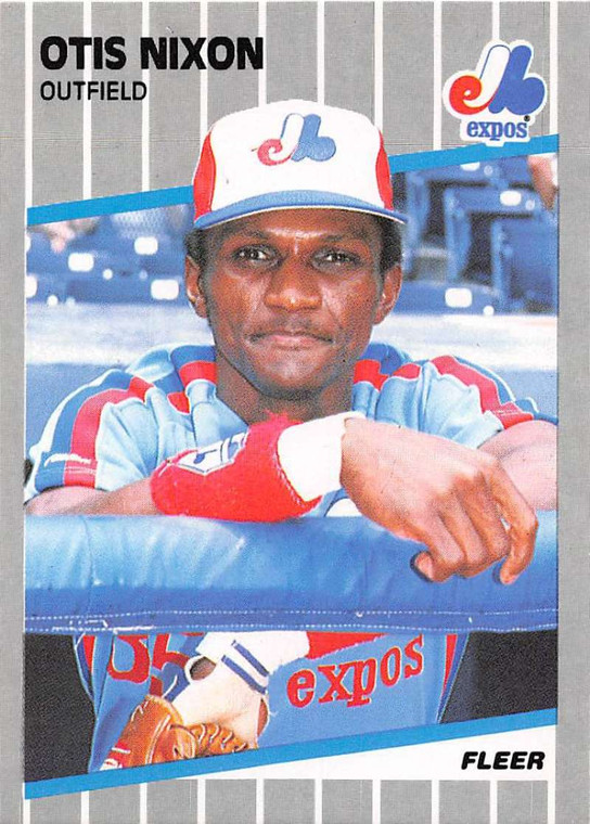 1989 Fleer #387 Otis Nixon VG Montreal Expos 