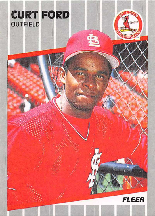 1989 Fleer #450 Curt Ford VG St. Louis Cardinals 