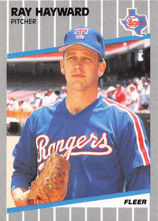 1989 Fleer #521 Ray Hayward VG Texas Rangers 