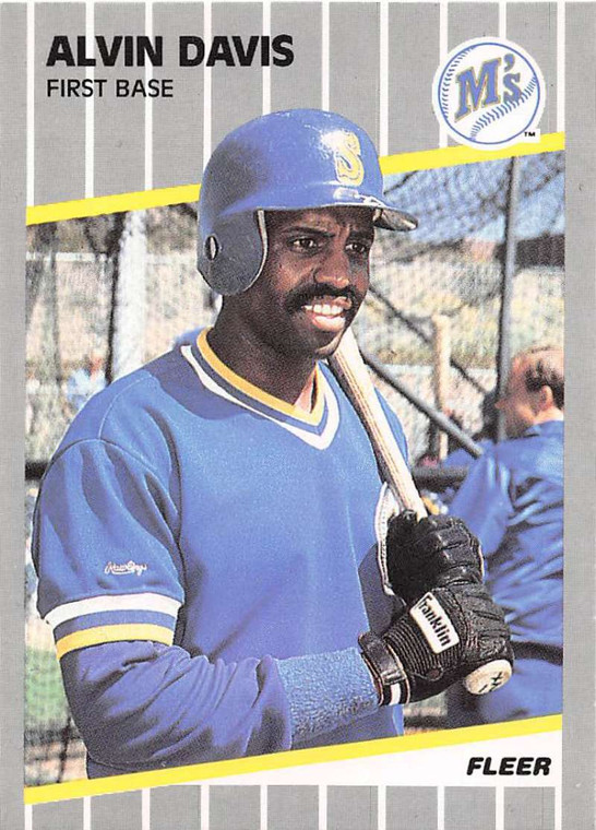 1989 Fleer #546 Alvin Davis VG Seattle Mariners 