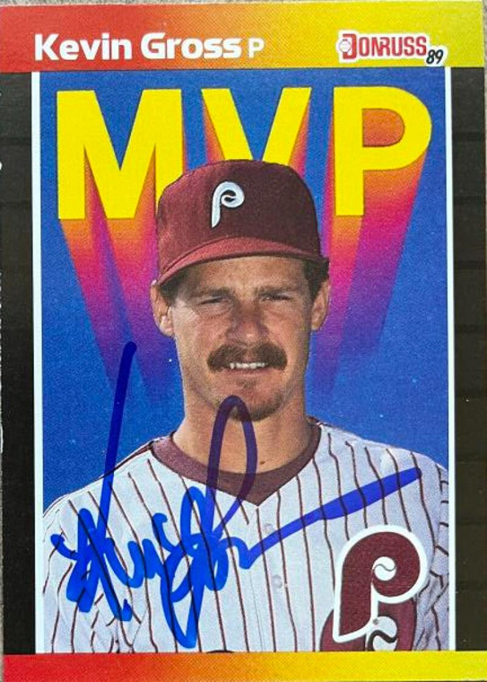 Kevin Gross Autographed 1989 Donruss Bonus MVP's #BC-12