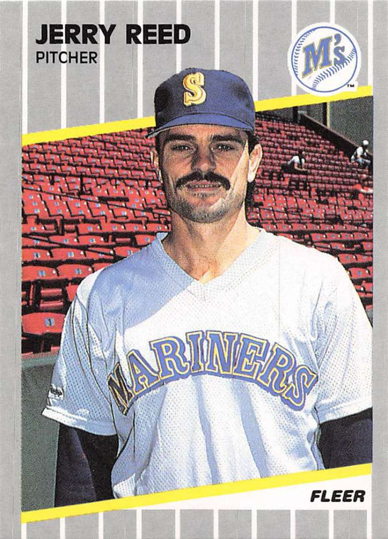 1989 Fleer #557 Jerry Reed VG Seattle Mariners 