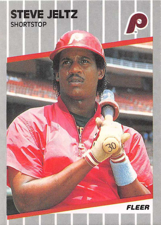 1989 Fleer #573 Steve Jeltz VG Philadelphia Phillies 