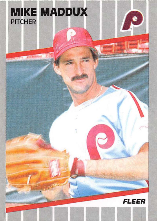 1989 Fleer #576 Mike Maddux VG Philadelphia Phillies 