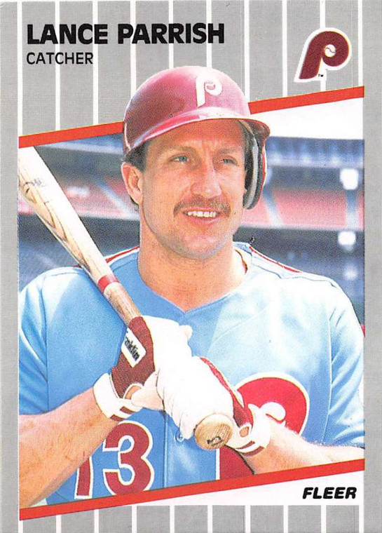 1989 Fleer #578 Lance Parrish VG Philadelphia Phillies 