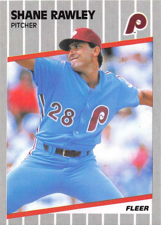 1989 Fleer #579 Shane Rawley VG Philadelphia Phillies 