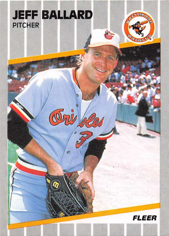 1989 Fleer #607 Jeff Ballard VG Baltimore Orioles 