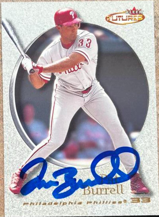 Pat Burrell Autographed 2001 Fleer Futures #22