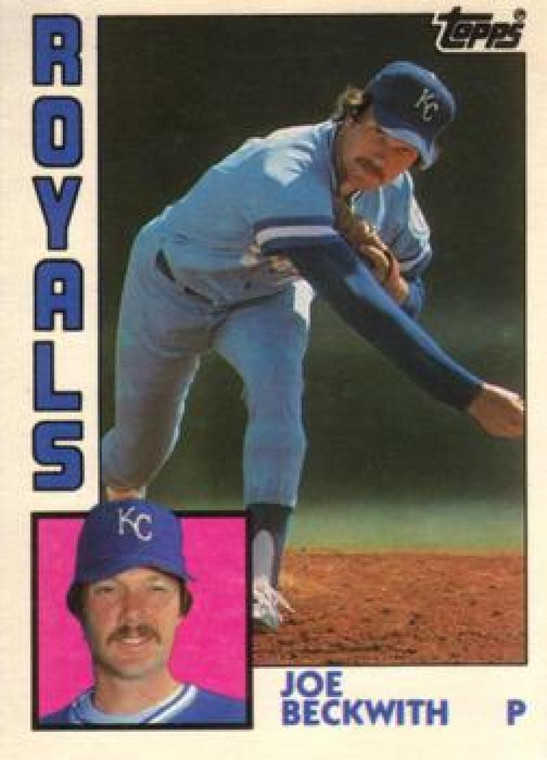1984 Topps Traded #9T Joe Beckwith VG Kansas City Royals 