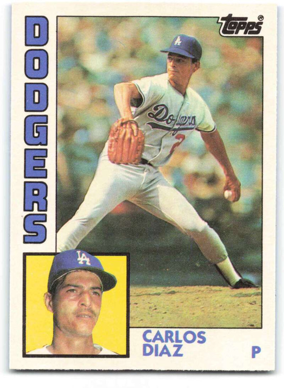 1984 Topps Traded #32T Carlos Diaz VG Los Angeles Dodgers 